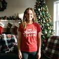 thumbnail image 4 of Womens Auntie Claus Tshirt Funny Family Christmas Party Novelty Holiday Tee Womens Graphic Tees, 4 of 9