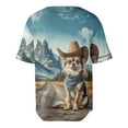 thumbnail image 2 of Welcome Fall Western Cowboy Chihuahua Enjoys Majestic Autumn All Over Print 3D Baseball Shirt Dog Lover Gifts Idea Softball Sport - 01007, 2 of 6