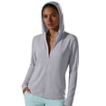 thumbnail image 2 of Idoravan Sunscreen Zip Up Hoodies for Women 2026 Women's Nylon Hooded Cool Breathable Sun-Protective Clothing, 2 of 8