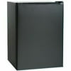 Haier HSB03BPG - Refrigerator with freezer compartment - width: 18.7 in - depth: 19.1 in - height: 26.1 in - 2.7 cu. ft - black/silver