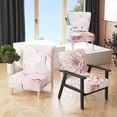 thumbnail image 2 of Designart "Indigold Shabby Peonies Pink" Upholstered Farmhouse Accent Chair - Arm Chair, 2 of 5