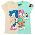 thumbnail image 4 of SEGA Sonic The Hedgehog Rosy the Rascal Toddler Girls 2 Pack T-Shirts Toddler to Big Kid, 4 of 5