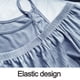 thumbnail image 5 of Pijama holgado de color azul para mujer para estar en casa, 5 of 6