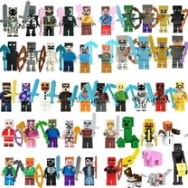 Mine-craft Action Figures & Accessories 50-Pack, 1.77-inch Scale Collectible Sets (Characters May Vary)