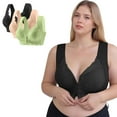 thumbnail image 4 of Guluxicc 3 Pack Bras for Women No Underwire Seamless Bralette Wireless Comfortable Everyday Lace Bras, 5XL, 4 of 8