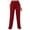Wine, variant on AherBiu Pajama Pants for Women Elastic High Waisted Joggers Pants Cinch Bottom Sweatpants Trousers
