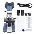 thumbnail image 2 of Compound Binocular Microscope, Flat Field Achromatic Objective Microscope AC85-240V  For Animal Husbandry, 2 of 8