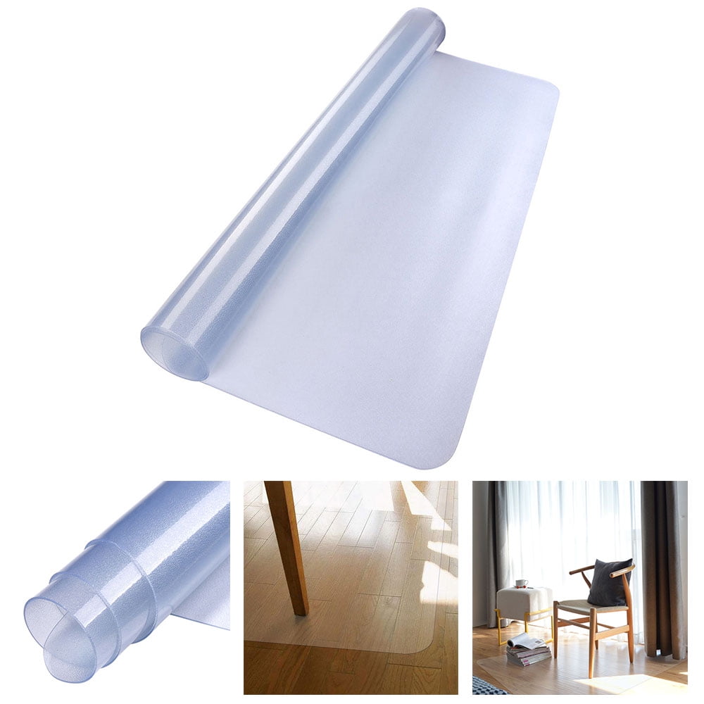 Yeshom 48 X 36 60 X46 Clear Pvc Floor Mat Protector For Hard