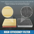 thumbnail image 4 of 1 Set Cabin Air Filter No.13718507320/64119237555 Reemplazo del Filtro de Aire del Motor para BMW 228i 2014-2016, 4 of 7