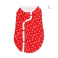 thumbnail image 4 of Greeniant Ropa para mascotas Cómodo traje Tang estilo tradicional chino sin mangas Ropa para mascotas Disfraces de animales Abrigos de moda Suministros Ropa para mascotas rojo L Greeniant PT000679-10, 4 of 6