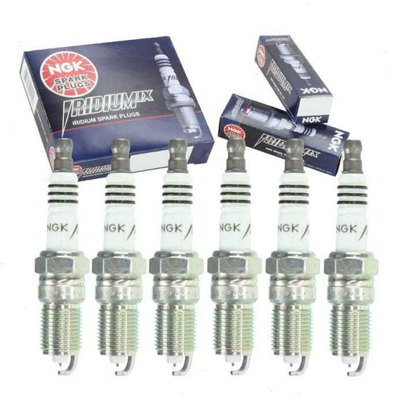 6 pc NGK Iridium IX Spark Plugs compatible with GMC Sierra 1500 4.3L V6 1999-2013