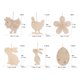thumbnail image 2 of Conjunto de 10 conejitos decorativos para Pascua, perfectos para mesas de noche, estanterías o salas, hechos de material duradero y encantadores para cualquier espacio., 2 of 6