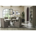 thumbnail image 5 of Pemberly Row Contemporary Fabric Dining Upholstered Caster Chair in Gray, 5 of 9