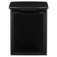 thumbnail image 5 of Architectural Mailboxes Black Marina Wall Mount Mailbox, Small, 5 of 5