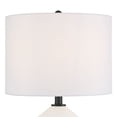 thumbnail image 3 of 360 Lighting Lucy 26 1/2" High Black and White Glass Table Lamp with Dimmer, 3 of 9