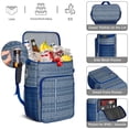 thumbnail image 5 of Travel Cooler Bag - Boho Bohemia Pioneer Flower Geometric Line Art Camping Beer Cooler Backpack with Bottle Opener- Waterproof Insulated Picnic Backpacks - Cooler Bag for Beach, 5 of 6