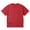 Red, variant on Men's Multi Pocket T-Shirt Short Sleeve Loose Fit Casual Crew Neck Top with Side Utility Pockets & Minimalist Graphic Tee