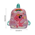 thumbnail image 3 of Matoen Adorable Canvas Mini Backpack - Lightweight & Easy-Clean Design with Adjustable Straps, Spacious Compartment for Daycare & Playtime - Perfect for Youth, 3 of 8