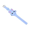 thumbnail image 2 of CIMAXIC Birthday Silicone LED Cartoon Watch Rabbit Shape Wristwatch Clamshell Electronic Watch Birthday Gift Party Favor for Kid Child Children Toddlers Sky-blue,8.86"X2.17"X0.59", 2 of 4