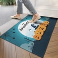 thumbnail image 4 of Pumpkin Spooky Non-Slip Door Mat - Innovative Design x Inch Halloween Pumpkin Ghost Nonskid Throw Rugs Layered Door Mats for Entryway Porch Entryway Kitchen, 4 of 7