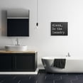 thumbnail image 2 of Stupell Industries Alexa, Do the Laundry Phrase Modern Minimal Typography, 16 x 20, Designed by Lettered and Lined, 2 of 6