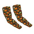 thumbnail image 2 of Lsque Harvest Pumpkins Cooling Arm Sleeves for Men & Women -Compression Sleeves to Cover Arms for Working,Sun Sleeves for UV Protection,Breathable, Moisture-Wicking, 2 of 8