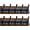 Blue & Brown Plates & Black Hook, variant on Coat Rack Wall Mounted - 38.3'' Long, Wooden, Heavy Duty, Rustic Coat Hooks for Wall, Wall Coat Rack with 10 Triple Hooks for Hanging Clothes, Jacket, Hat(Weathered White)