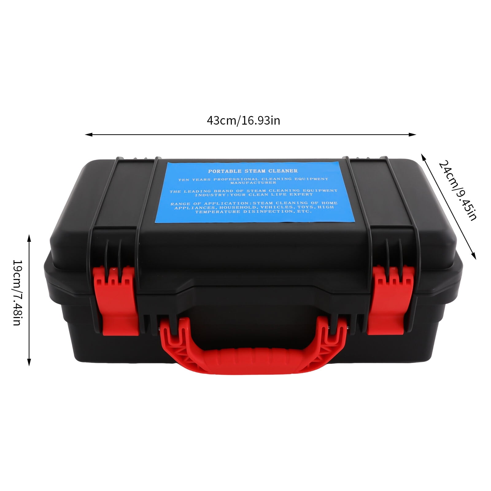 Portable Car Detailing Steam Cleaner High Pressure Vehicle Auto Cleaning Tool Black for Kitchens, Bathrooms