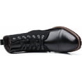 thumbnail image 2 of Botas impermeables, botines para hombre, botas casuales de felpa cálidas para hombre, puntera cuadrada con empalme, zapatos de negocios para hombre, 2 of 5