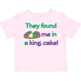 thumbnail image 3 of Inktastic They Found Me in a King Cake Boys or Girls Toddler T-Shirt, 3 of 5