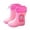 c-336Light Pink108, variant on HAYIMI Kids Rainboots Outdoor Waterproof Round Toe Child Rain Boots With Cartoon Dinosaur Design Baby Outerwear Boys Girls Cute Short Term Water Shoes Cute Footwear