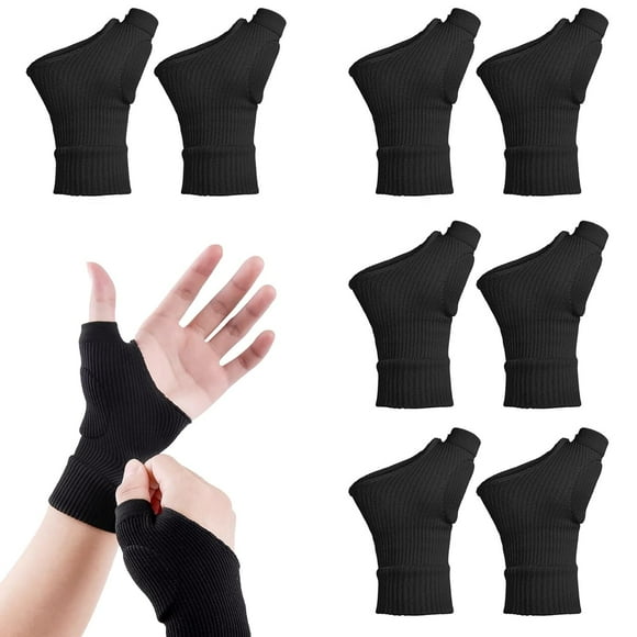 ORUYROP 4 Pairs Arthritis Gloves, Therapy Gloves Gel Hand Wrist Support Brace Arthritis Compression for Thumb Arthritis, Sport Pain Relief Tendonitis for Men and Women Fits Both Hands