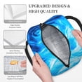 thumbnail image 3 of Pofeuu Blue Shell Print Lunch Bag for Adult Insulated Lunch Box,Leakproof Cooler Food Lunch Containers Reusable High Capacity Lunch Tote Bags-One Size, 3 of 6
