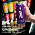 thumbnail image 2 of Ghost Zero Sugar Energy Drink, Welch's Grape, 16 oz Can, 12 Pk, 2 of 6