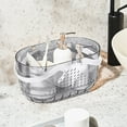 thumbnail image 5 of Shower Caddy With Drainage Holes Transparent Portable Bath Storage Basket With Handle Large Capacity Organizer For Bathroom And Travel, 5 of 6