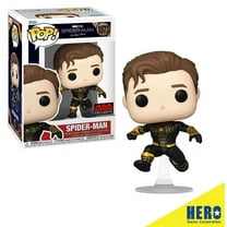 Funko Pop Spider Man No Way Home Black Suit Unmasked #1073 AAA Anime Exclusive