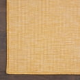 thumbnail image 2 of Nourison Positano Solid Indoor Outdoor Rug Yellow 2' x 6', 2 of 11