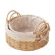 thumbnail image 1 of Cestas Pequeñas de Mimbre para Organizar, Cestas Decorativas Tejidas con Asas y Forros, Bandejas de Cestas Estilo Boho, 1 of 6