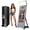 Black, variant on Fantasyview 65 inch Magic Mirror Photo Booth Machine with 43" Interactive Touch Screen, RGB Lights, Software & Flight Case for Weddings, Parties, Corporate Events Rental