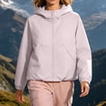 thumbnail image 4 of DYTTDG Women's Lightweight Windproof Hooded Jacket, Full Zip Loose Fit Casual Windbreaker for Hiking, Outdoor and Daily Wear, 4 of 8