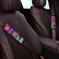 thumbnail image 3 of Chririnla Tropical Sunset Silhouette Seat Belt Shoulder Pad Easy to Clean Seat Belt Pad Comfortable Universal Compatible with SUV Auto, 3 of 8