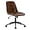 Yellowish-Brown, variant on DUHOME Modern PU Leather Office Chair Desk Chair Swivel Computer Chair with Gold Base Yellowish-Brown