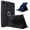 Black, variant on For Apple iPad Pro 12.9 inch 2020 Case 360 Degrees Rotating PU Leather Cover