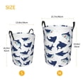 thumbnail image 2 of Large Laundry Basket with Handles - Cartoon Funny Cute Shark_B Kids Baby Dirty Clothes Laundry Hamper for Bedroom Aesthetic, 2 of 5