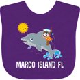 thumbnail image 3 of Inktastic Marco Island Florida Vacation Boys or Girls Baby Bib, 3 of 4
