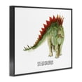 thumbnail image 3 of Stupell Industries Traditional Stegosaurus Dinosaur Learning Black Framed Giclee Art, 14 x 11, by Brett Blumenthal, 3 of 8