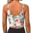 thumbnail image 2 of Yiaed Strawberry Print Ladies Waistcoat Women Sports Vest Vest Sports Women Sports Top Yoga Vest for women-XX-Large, 2 of 8