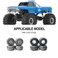 thumbnail image 4 of serony Plastic 1/24 Wheel Rims Tyre RC Upgrade Part 4pcs Wear-resistant Rc Wheel Rims Tyre For FMS FCX24 RC Car Part Black, 4 of 6