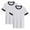 Black 2PCS, variant on Boys & Girls' Casual Color-Block Tops - Soft Short Sleeve Crewneck Tees with Contrast Trim for Children,Color Green,Size 8-9 Years