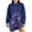 Blue, variant on Women Christmas Sweatshirt Dress 2024 New Christmas Colorful Gloss Tree Print Dresses Long Sleeve Round Neck Mid-Length Pullover Funny Party Sweater Dress